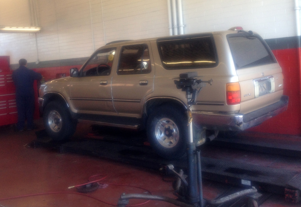 This photo shows a 1995 Toyota 4Runner